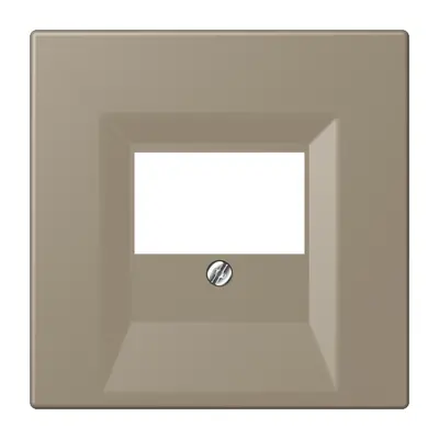 JUNG centraalplaat multimedia Les Couleurs ombre naturelle moyenne 242 (LC 969 T 242)