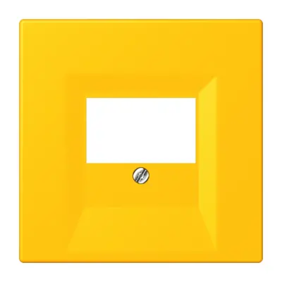 JUNG centraalplaat multimedia Les Couleurs le jaune vif 263 (LC 969 T 263)