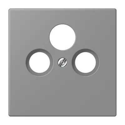 JUNG centraalplaat coax/sat Les Couleurs gris 31 203 (LC 990 SAT 203)