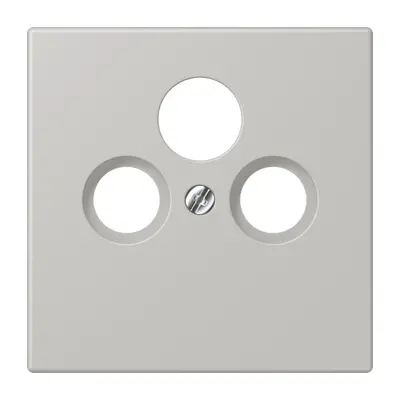 JUNG centraalplaat coax/sat Les Couleurs gris clair 31 205 (LC 990 SAT 205)