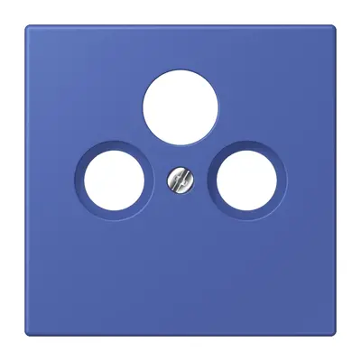 JUNG centraalplaat coax/sat Les Couleurs bleu outremer 31 206 (LC 990 SAT 206)