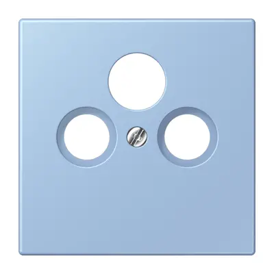 JUNG centraalplaat coax/sat Les Couleurs outremer moyen 207 (LC 990 SAT 207)