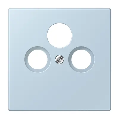 JUNG centraalplaat coax/sat Les Couleurs outremer clair 208 (LC 990 SAT 208)