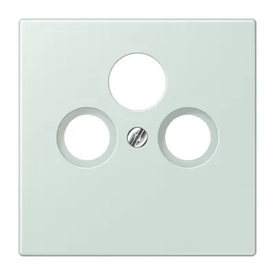 JUNG centraalplaat coax/sat Les Couleurs ceruleen pale 215 (LC 990 SAT 215)