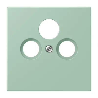 JUNG centraalplaat coax/sat Les Couleurs vert anglais clair 217 (LC 990 SAT 217)