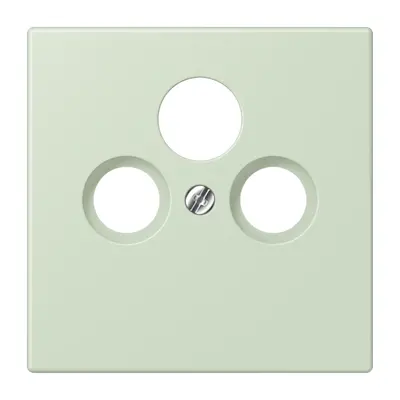 JUNG centraalplaat coax/sat Les Couleurs vert anglais pale 218 (LC 990 SAT 218)