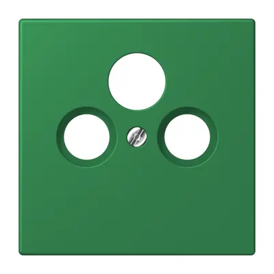 JUNG centraalplaat coax/sat Les Couleurs vert fonce 219 (LC 990 SAT 219)