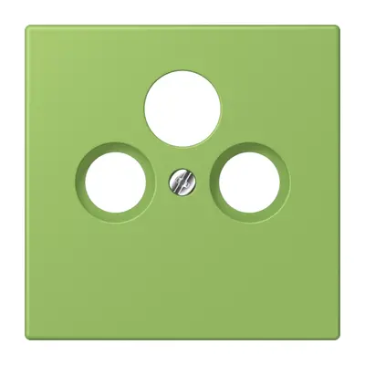 JUNG centraalplaat coax/sat Les Couleurs vert 31 220 (LC 990 SAT 220)