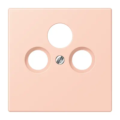 JUNG centraalplaat coax/sat Les Couleurs l'ocre rouge clair 234 (LC 990 SAT 234)