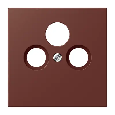 JUNG centraalplaat coax/sat Les Couleurs terre sienne brulee 31 235 (LC 990 SAT 235)