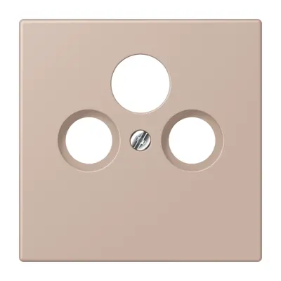 JUNG centraalplaat coax/sat Les Couleurs ombre brulee claire 240 (LC 990 SAT 240)