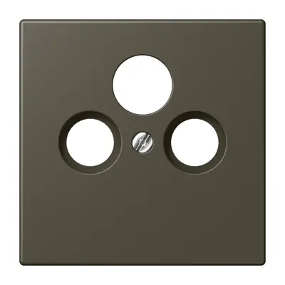 JUNG centraalplaat coax/sat Les Couleurs ombre naturelle 31 241 (LC 990 SAT 241)