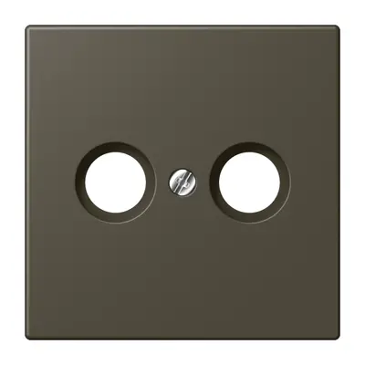 JUNG centraalplaat antenne-coax Les Couleurs ombre naturelle 31 241 (LC 990 TV 241)