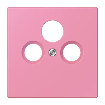 JUNG centraalplaat coax/sat Les Couleurs rose vif 246 (LC 990 SAT 246)