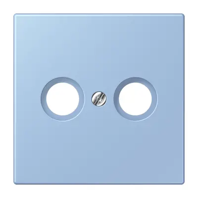 JUNG centraalplaat antenne-coax Les Couleurs outremer moyen 207 (LC 990 TV 207)