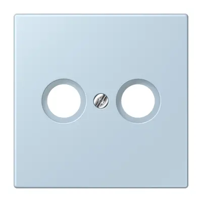 JUNG centraalplaat antenne-coax Les Couleurs outremer clair 208 (LC 990 TV 208)