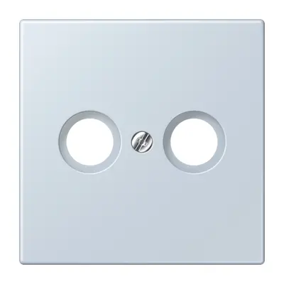 JUNG centraalplaat antenne-coax Les Couleurs outremer pale 209 (LC 990 TV 209)