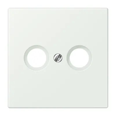 JUNG centraalplaat antenne-coax Les Couleurs outremer gris 210 (LC 990 TV 210)