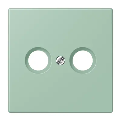 JUNG centraalplaat antenne-coax Les Couleurs vert anglais clair 217 (LC 990 TV 217)