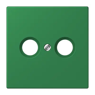 JUNG centraalplaat antenne-coax Les Couleurs vert fonce 219 (LC 990 TV 219)