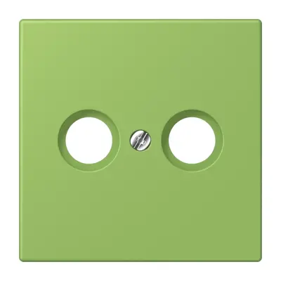 JUNG centraalplaat antenne-coax Les Couleurs vert 31 220 (LC 990 TV 220)