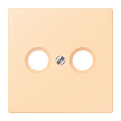 JUNG centraalplaat antenne-coax Les Couleurs ocre 223 (LC 990 TV 223)