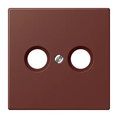 JUNG centraalplaat antenne-coax Les Couleurs terre sienne brulee 31 235 (LC 990 TV 235)