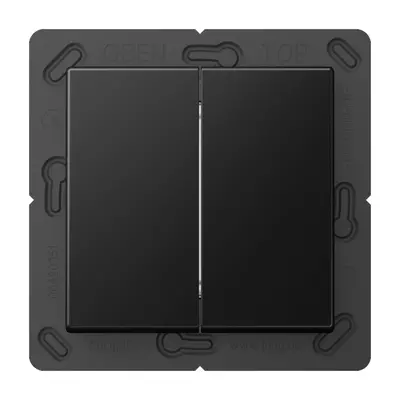 JUNG Friends of Hue radiografische wandzender 4-kanaals A-range grafietzwart mat (FOH A 595 SWM)