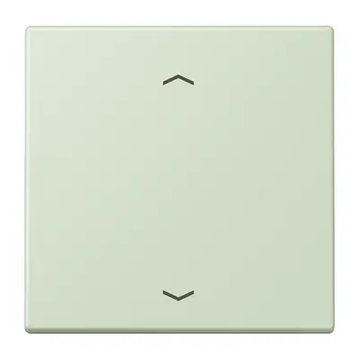 JUNG dimmerknop 1-voudig tastdimmer met pijlsymbolen Les Couleurs vert anglais pale 218 (LC 1700 P 218)