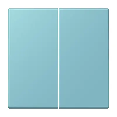 JUNG taster 2-voudig Les Couleurs ceruleen moyen 213 (LC 1702 213)