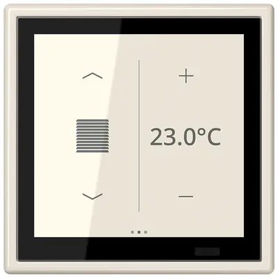 JUNG meervoudig bedieningselement bussysteem ls touch ruimtecont wit (LS 459 D1 S)