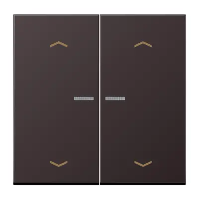 JUNG HOME dimmerknop 2-voudig met pijlsymbolen LS990 dark gelakt aluminium (BT AL 17102 P D)
