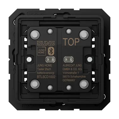 JUNG HOME draadloze schakelaar 2-voudig CD- en LS-range (BT LS CD 1002)