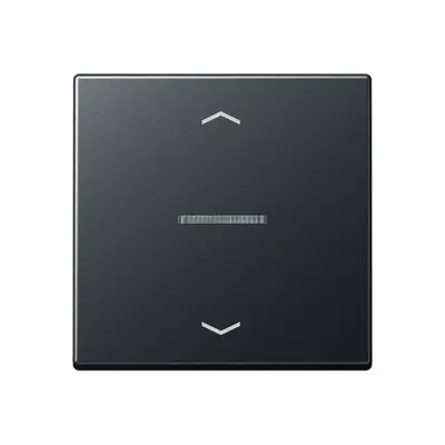 JUNG HOME dimmerknop 1-voudig met pijlsymbolen A-range antraciet mat (BT A 17101 BF P ANM)