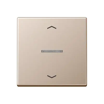 JUNG HOME dimmerknop 1-voudig met pijlsymbolen A-range champagne (BT A 17101 P CH)