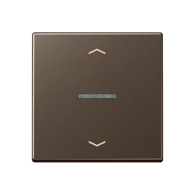 JUNG HOME dimmerknop 1-voudig met pijlsymbolen A-range mokka (BT A 17101 P MO)