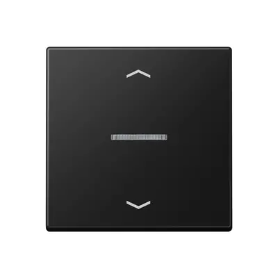 JUNG HOME dimmerknop 1-voudig met pijlsymbolen A-range grafietzwart mat (BT A 17101 P SWM)