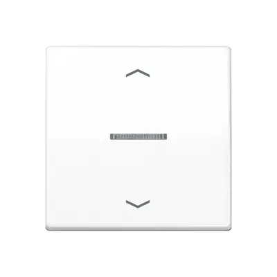 JUNG HOME dimmerknop 1-voudig met pijlsymbolen A-range alpine wit (BT A 17101 P WW)