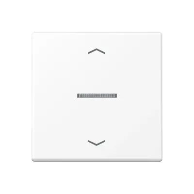 JUNG HOME dimmerknop 1-voudig met pijlsymbolen A-range sneeuwwit mat (BT A 17101 P WWM)