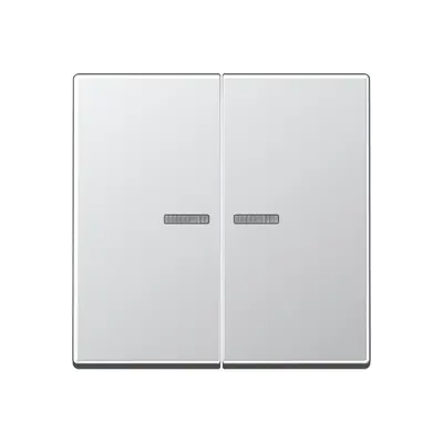 JUNG HOME dimmerknop 2-voudig A-range aluminium (BT A 17102 AL)