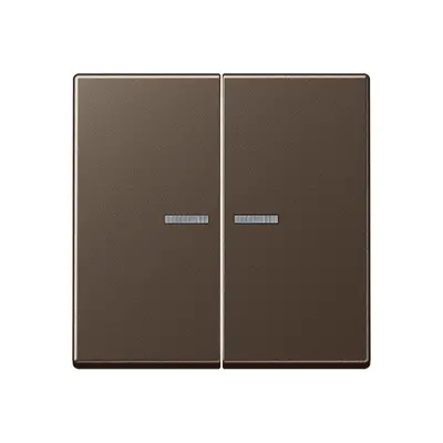 JUNG HOME dimmerknop 2-voudig A-range mokka (BT A 17102 MO)