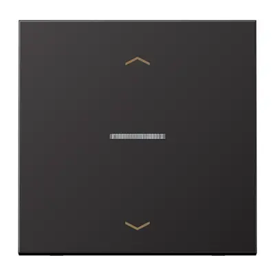 JUNG HOME dimmerknop 1-voudig met pijlsymbolen LS990 dark gelakt aluminium (BT AL 17101 P D)