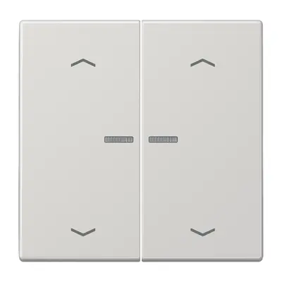 JUNG HOME dimmerknop 2-voudig met pijlsymbolen LS990 lichtgrijs (BT LS 17102 P LG)