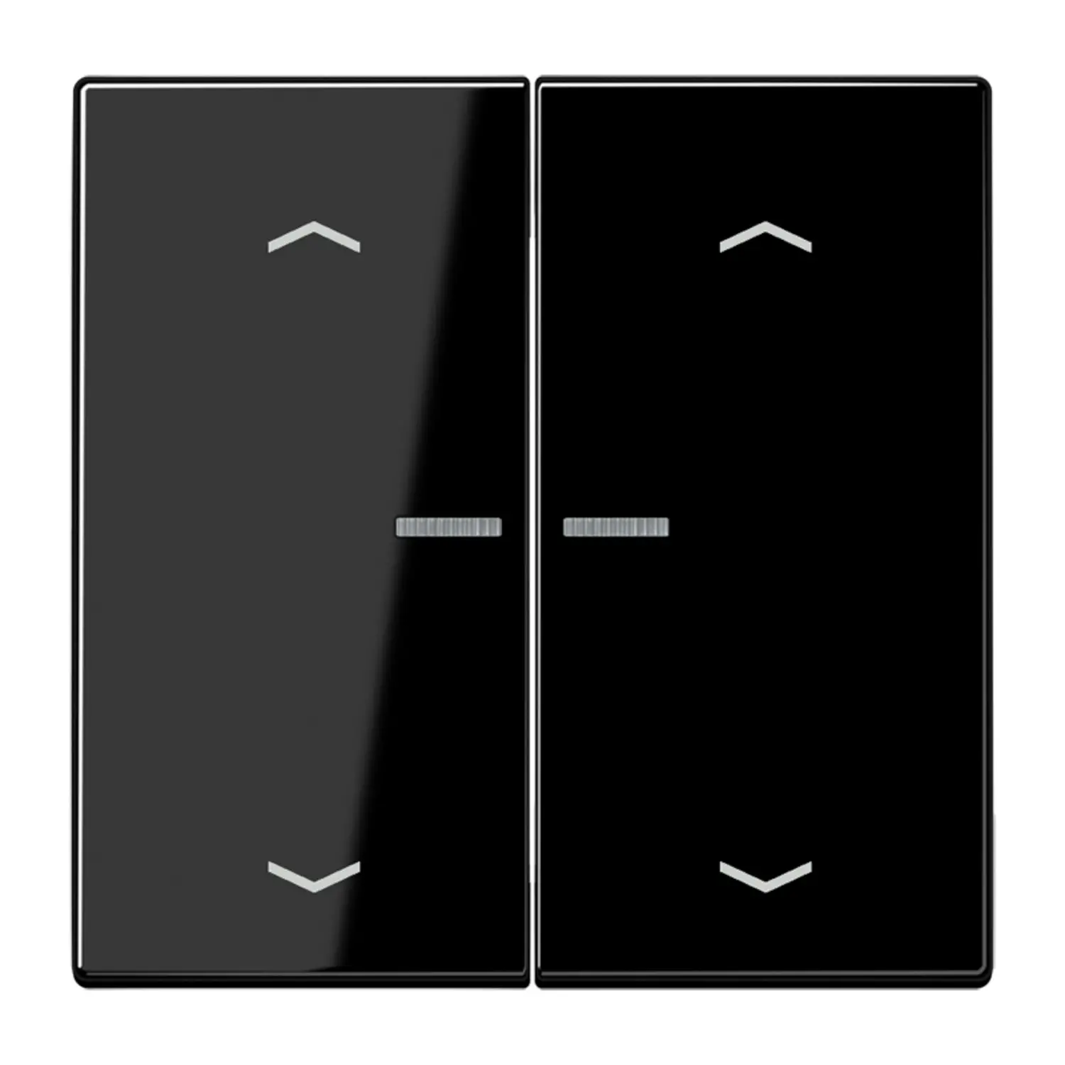 JUNG HOME dimmerknop 2voudig met pijlsymbolen LS990 zwart JUNGstore.nl