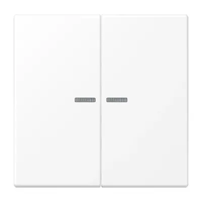 JUNG HOME dimmerknop 2-voudig LS990 sneeuwwit mat (BT LS 17102 WWM)
