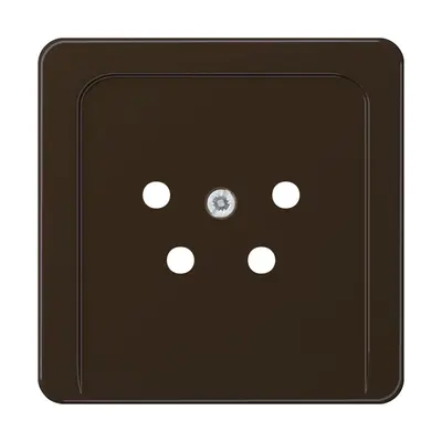 JUNG centraalplaat telefoon 4-polig CD500 bruin (CD 561 TF BR)