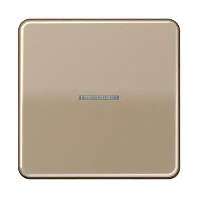 JUNG schakelwip met controlevenster CD500 goud brons (CD 590 KO5 GB)