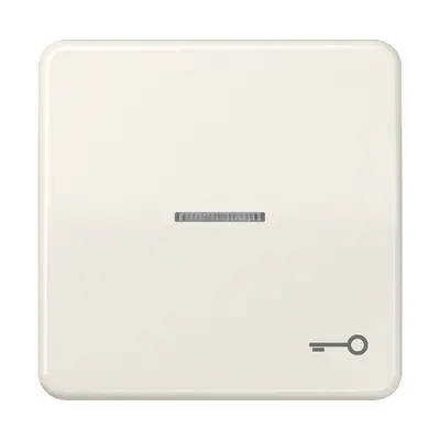 JUNG schakelwip met sleutelsymbool en controlevenster CD500 creme (CD 590 KO5T)