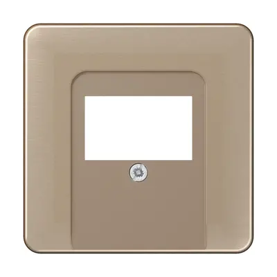 JUNG centraalplaat multimedia CD500 goud brons (CD 569 T GB)