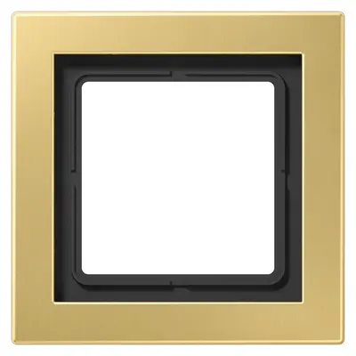 JUNG afdekraam 1-voudig LS DESIGN messing klassiek (MED 2981 C)